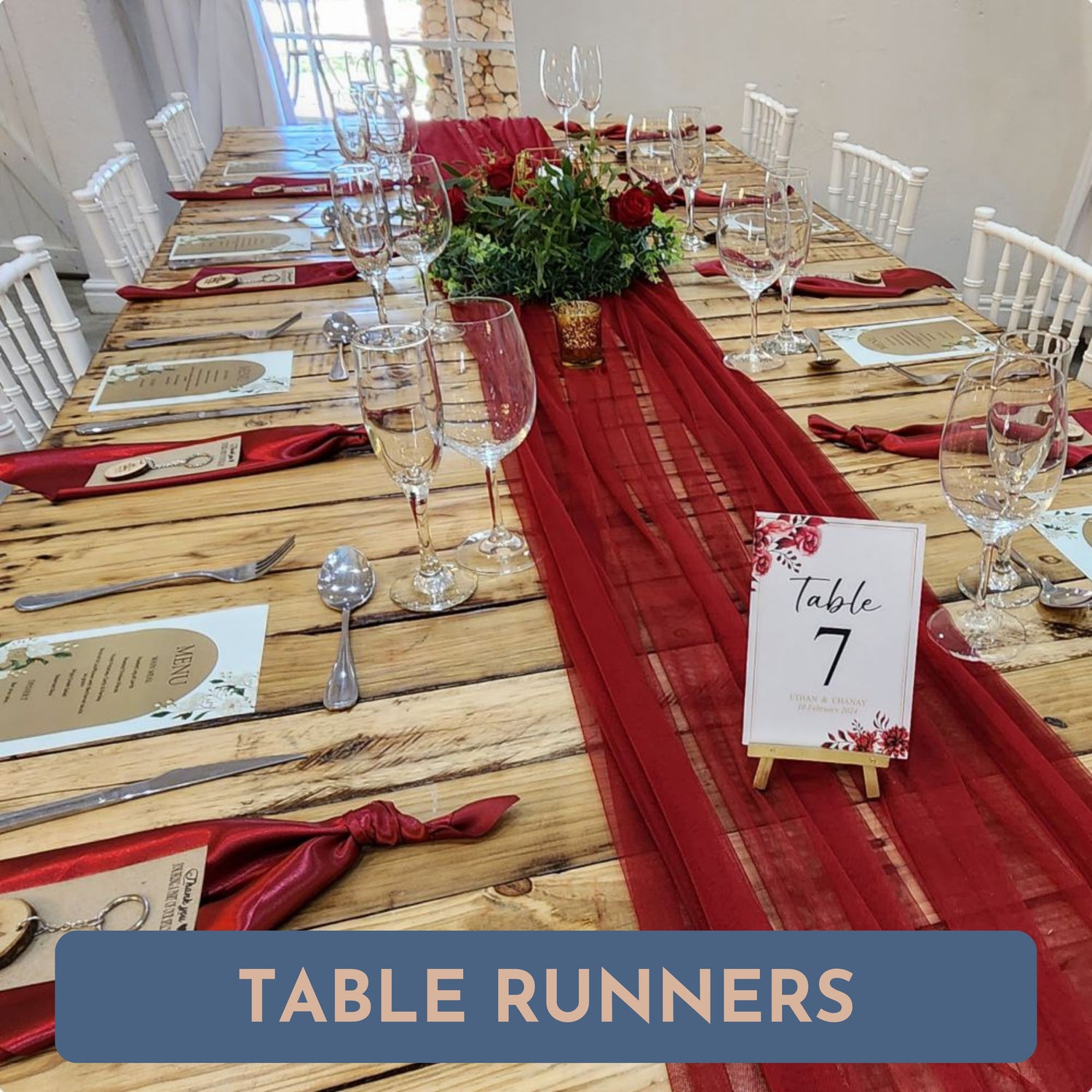 Table Runners & Serviettes