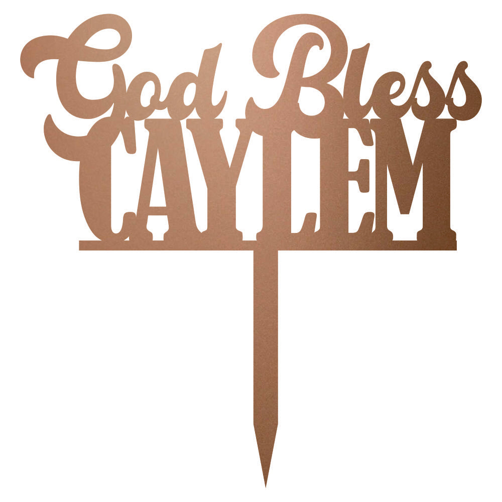 Cake Topper - God Bless