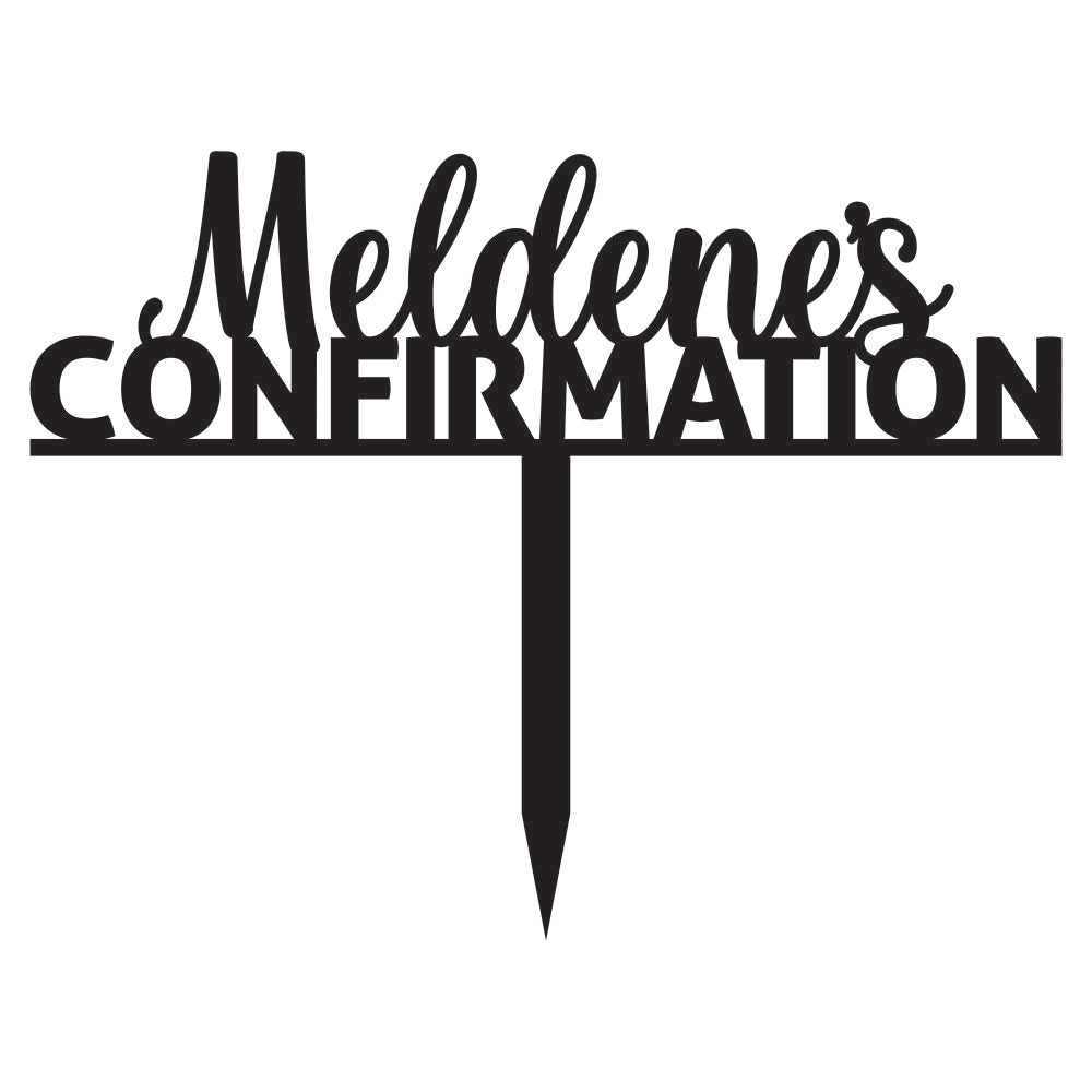 Cake Topper - Confirmation