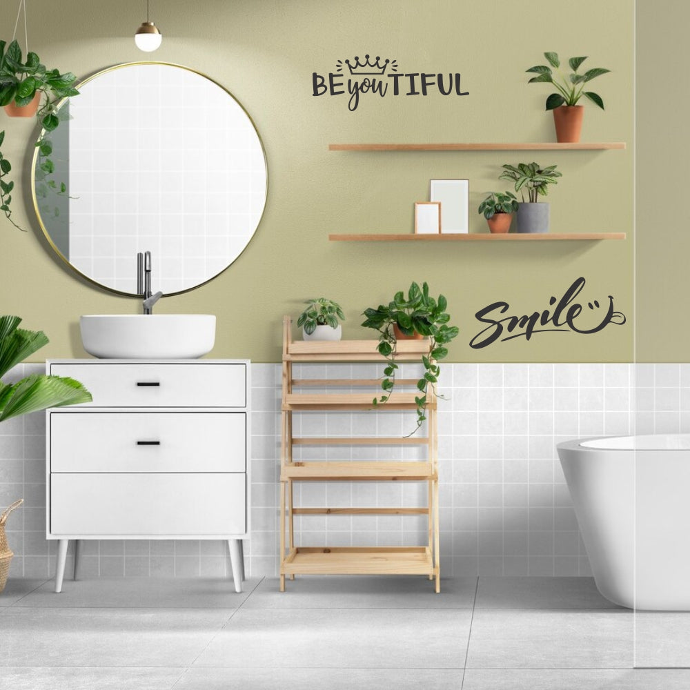 Wall Art Vinyl - Smile Beautiful