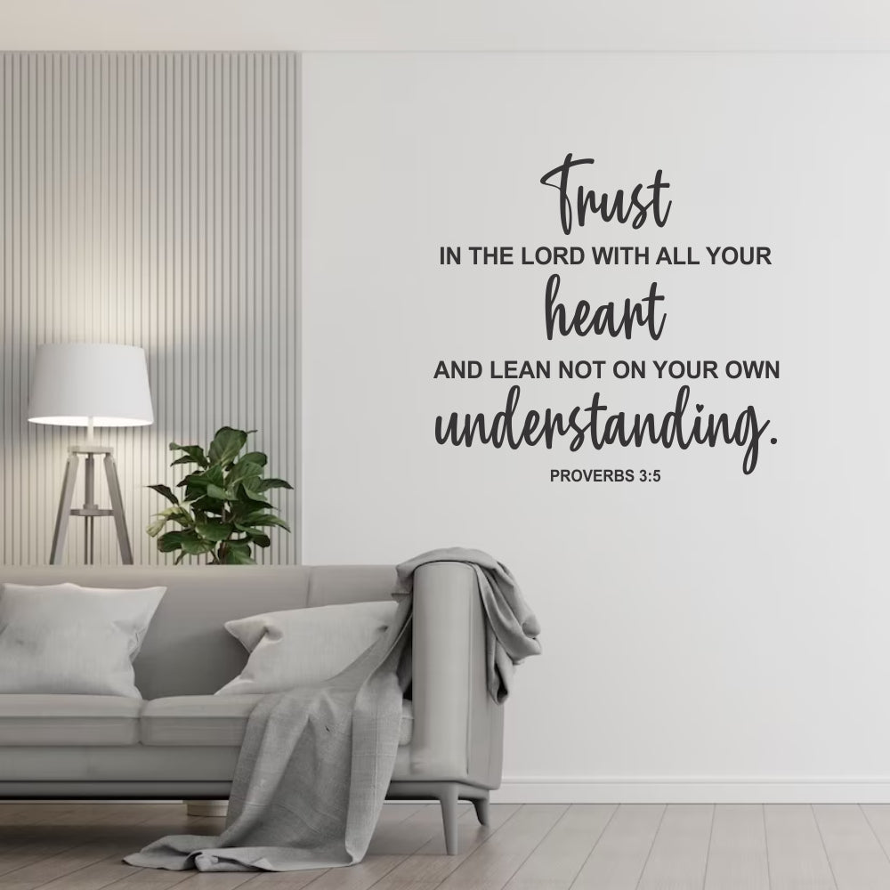 Wall Art Vinyl - Trust in the Lord