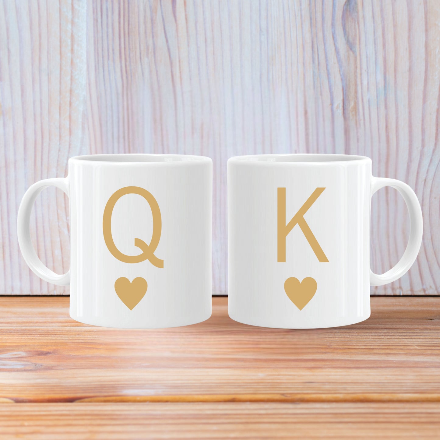 King and Queen mugs