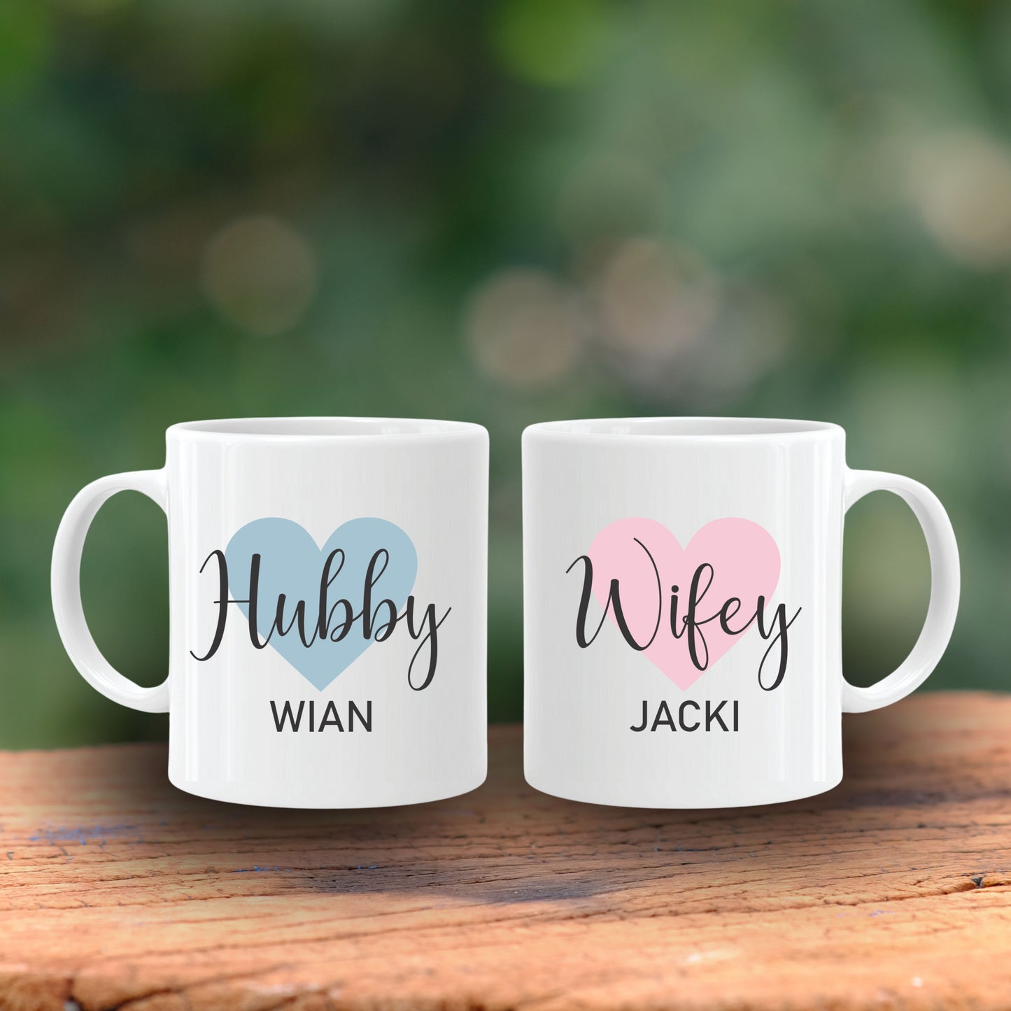 Hubby & Wifey mug