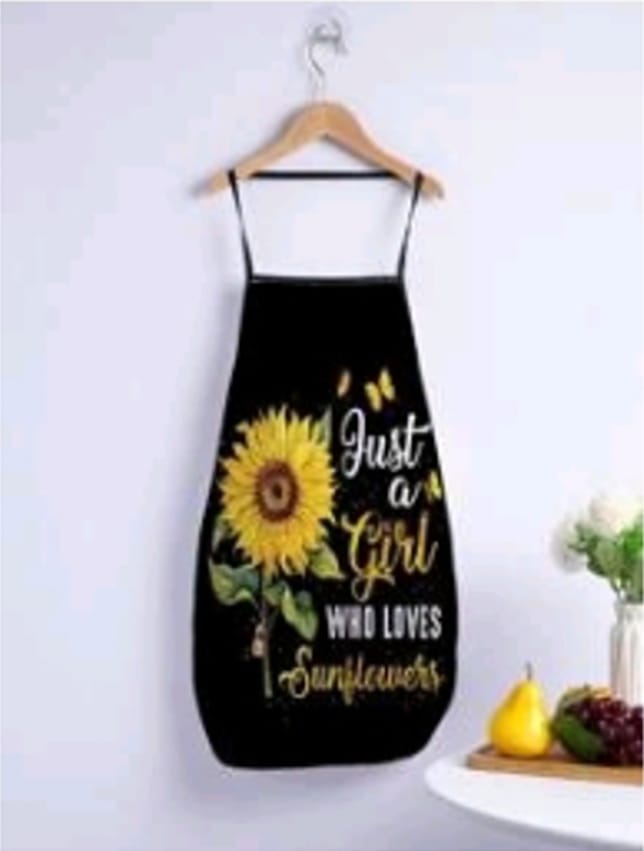 Sunflower apron