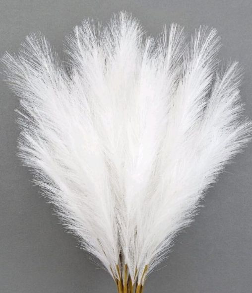 Pampas Grass Artificial White